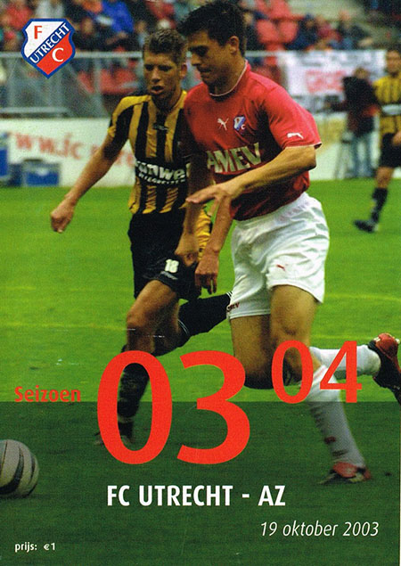 AZ Programma 19-okt-2003 Utrecht uit